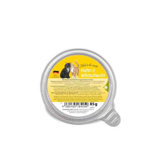 GranataPet Filet à la carte - Wild Boar & Chicken Wet Cat Food