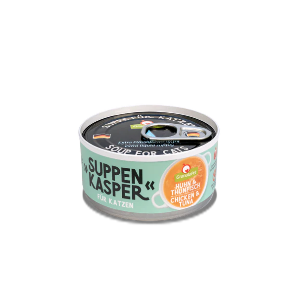 GranataPet Suppenkasper - Chicken & Tuna Wet Cat Food Broth Can