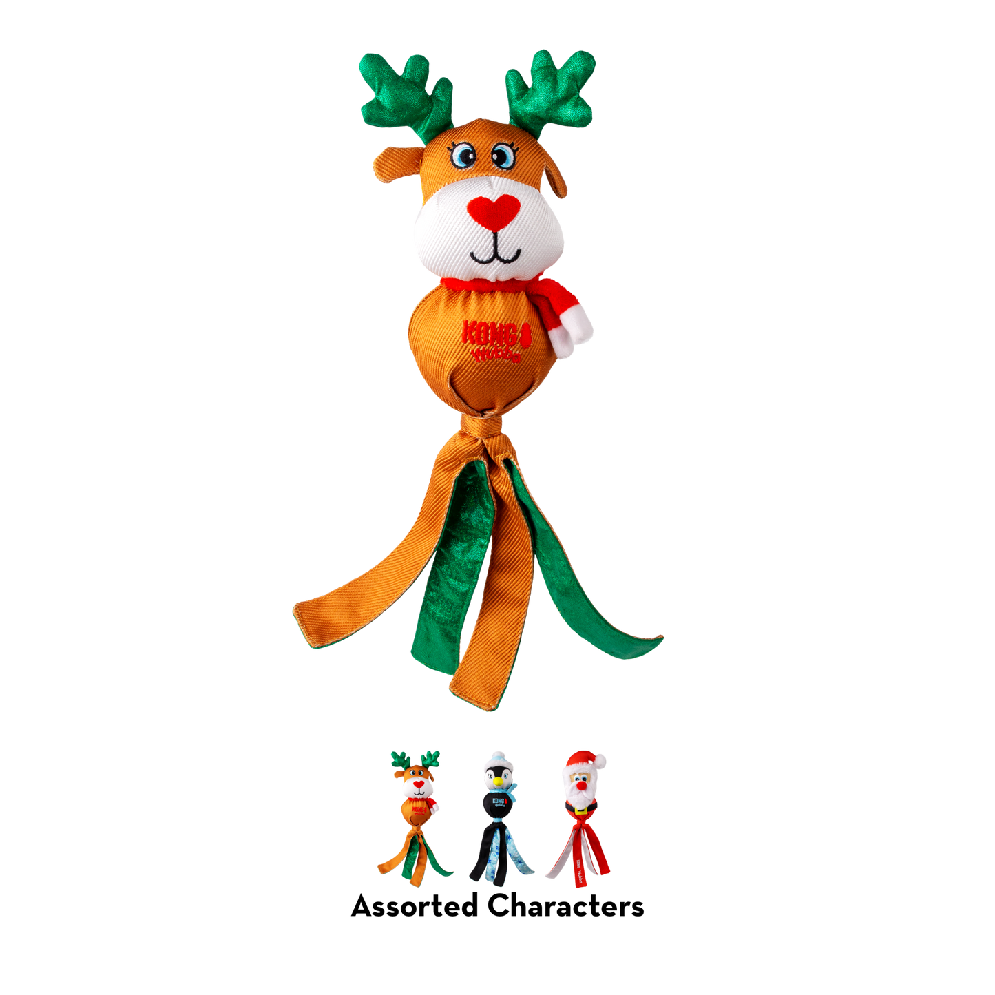 KONG Holiday Wubba Assorted Lge