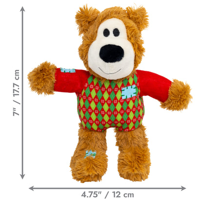 KONG Holiday Wild Knots Sweater Bear Red Sm/Md - Small (2026)
