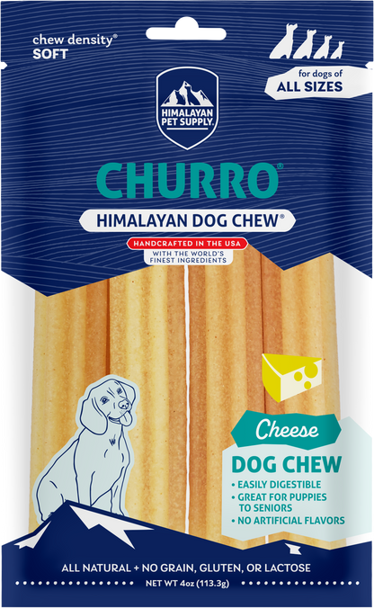 Himalayan Dog Chew Churro Cheese 4pk