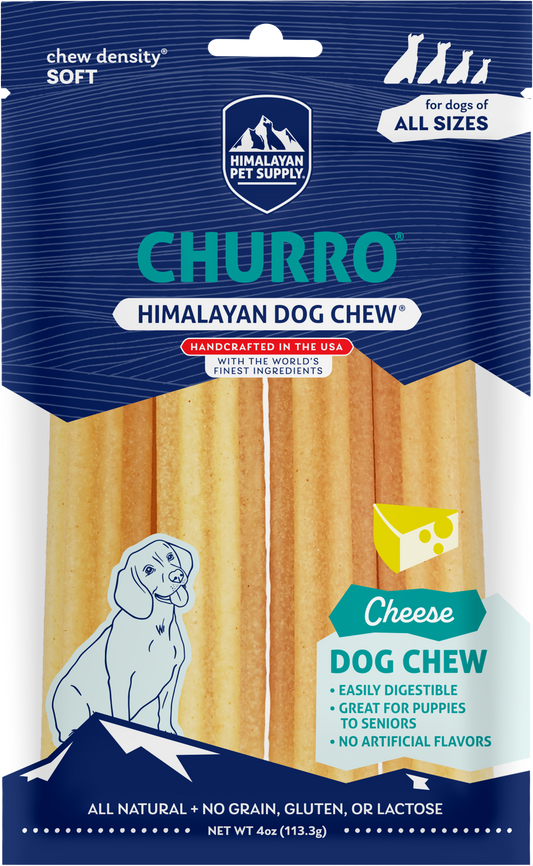 Himalayan Dog Chew Churro Cheese 4pk