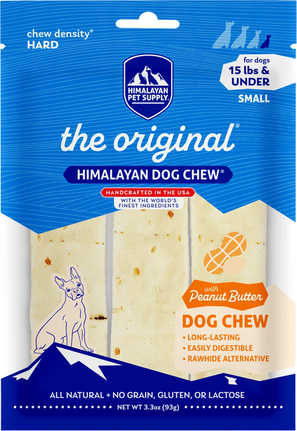 Himalayan Dog Chew Cheese with Peanut Butter Small