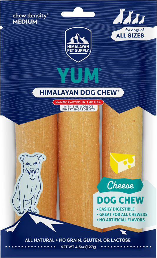 Himalayan Dog Chew Yum Cheese 3pk