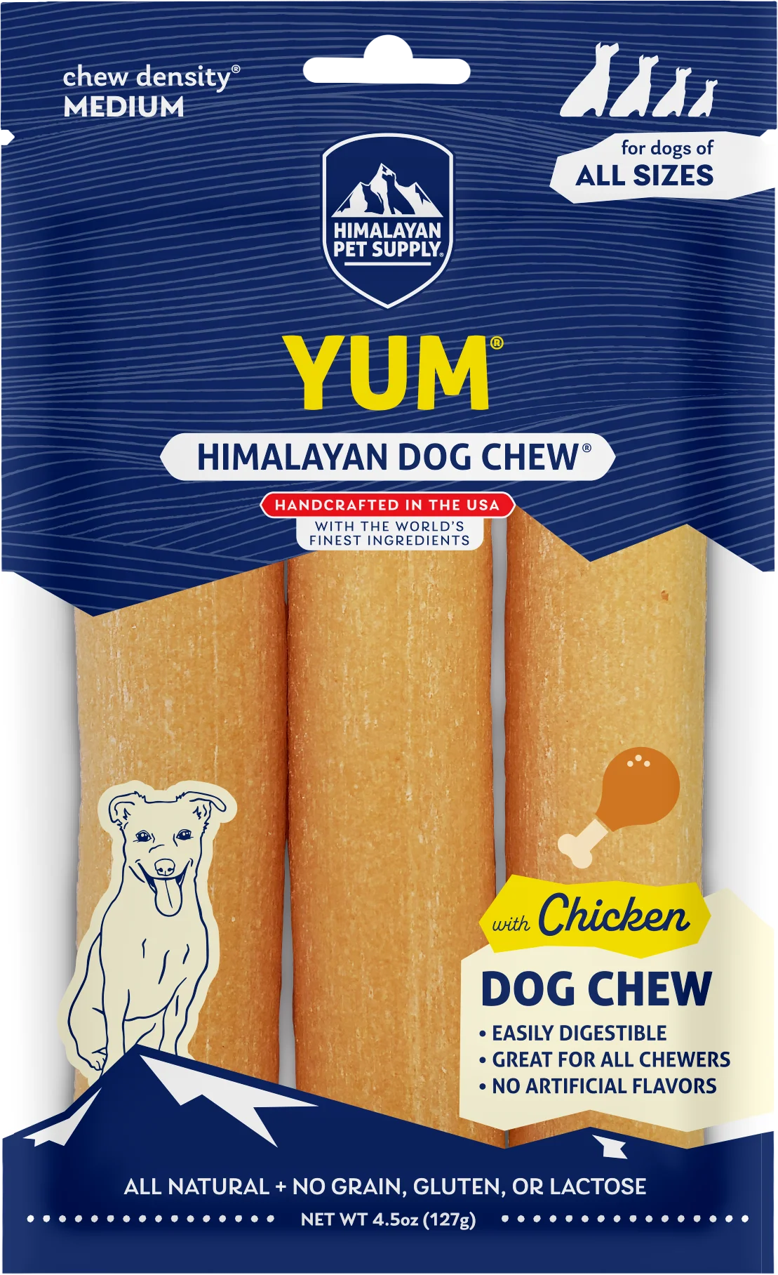 Himalayan Dog Chew Yum with Chicken 3pk