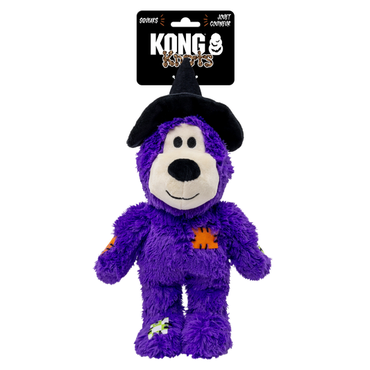 KONG Halloween 2026 Wild Knots Witch Bear Purple Med/Large