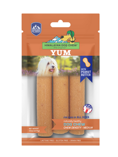 Himalayan Dog Chew Yum Peanut Butter 3pk
