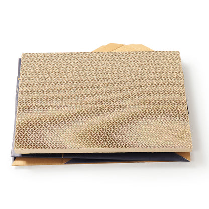 Woodtone Cat House with Scratcher