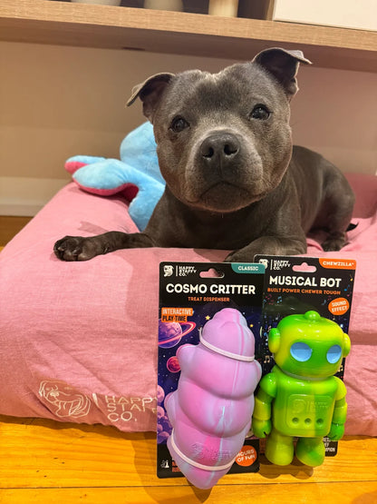 Happy Staffy Co. Cosmo Critter Dog Chew Toys
