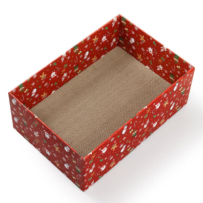 Christmas Cat Scratcher Box