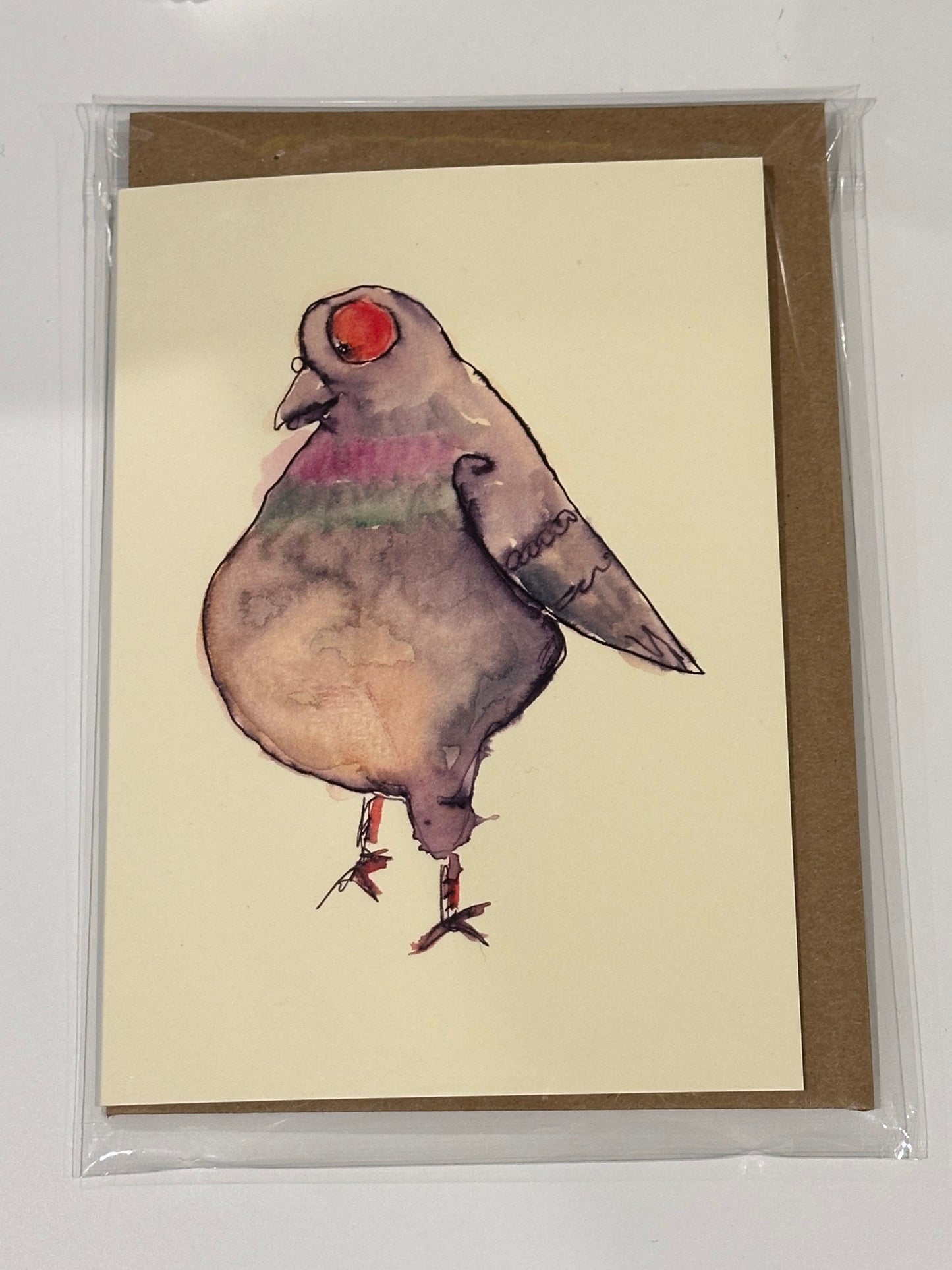 Howling Pigeon Greeting Cards