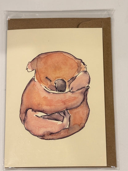 Howling Pigeon Greeting Cards