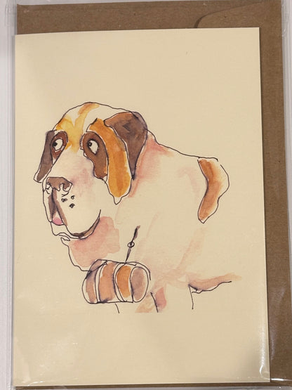 Howling Pigeon Greeting Cards