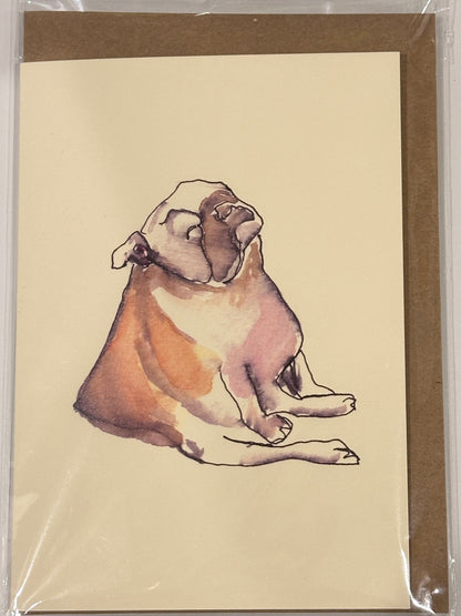 Howling Pigeon Greeting Cards