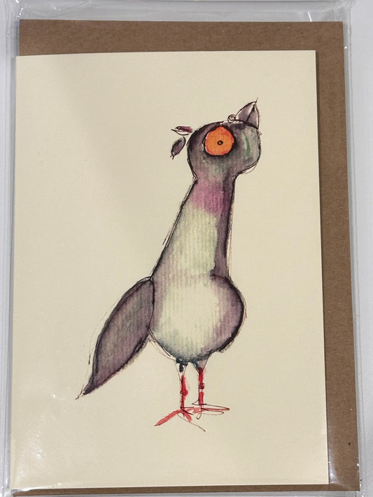 Howling Pigeon Greeting Cards
