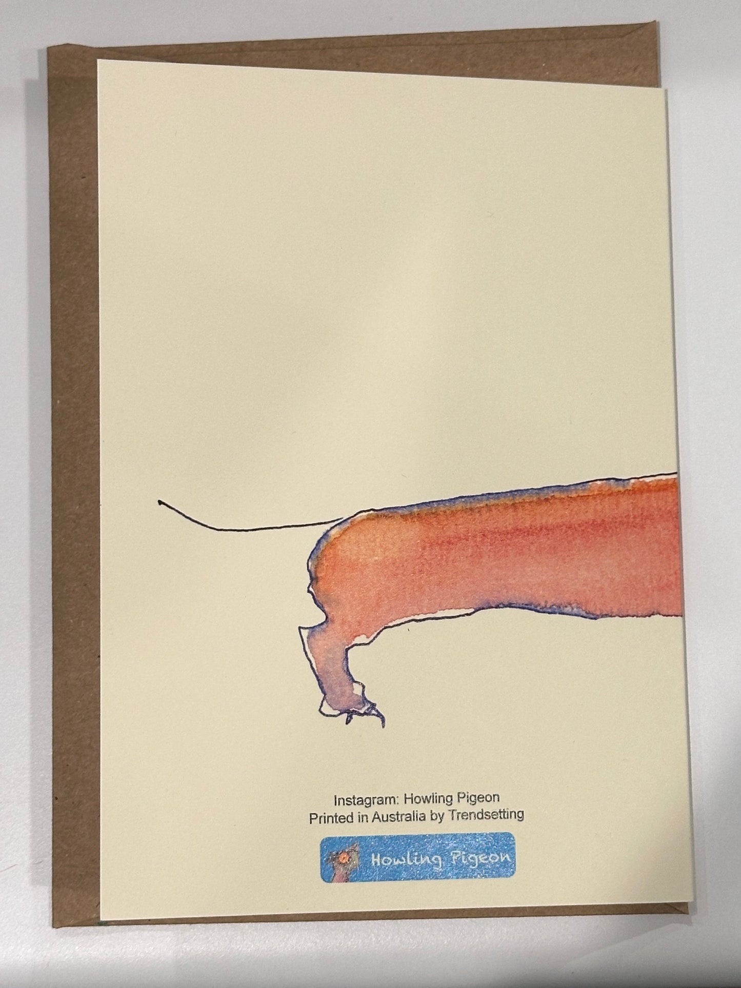 Howling Pigeon Greeting Cards