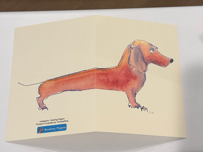 Howling Pigeon Greeting Cards