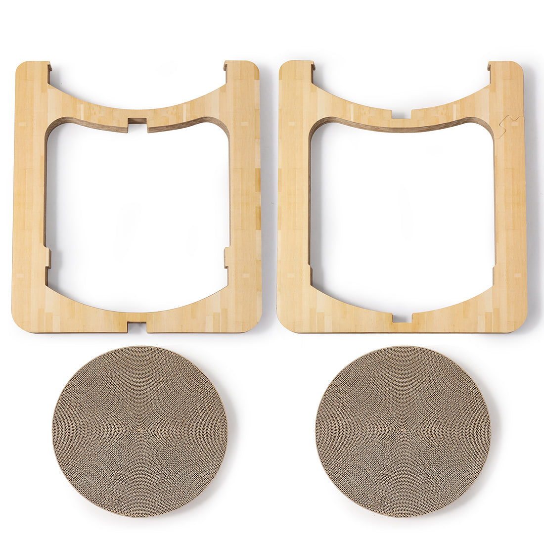 Woodtone Duo Cat Scratcher Table