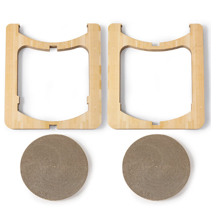 Woodtone Duo Cat Scratcher Table