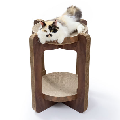 Woodtone Duo Cat Scratcher Table