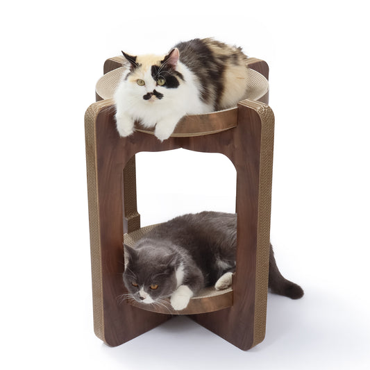 Woodtone Duo Cat Scratcher Table