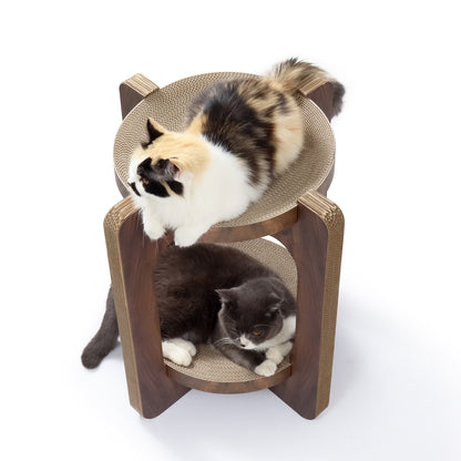 Woodtone Duo Cat Scratcher Table