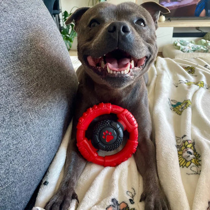 Happy Staffy Co. Power Chew Wheel Dog Chew Toy