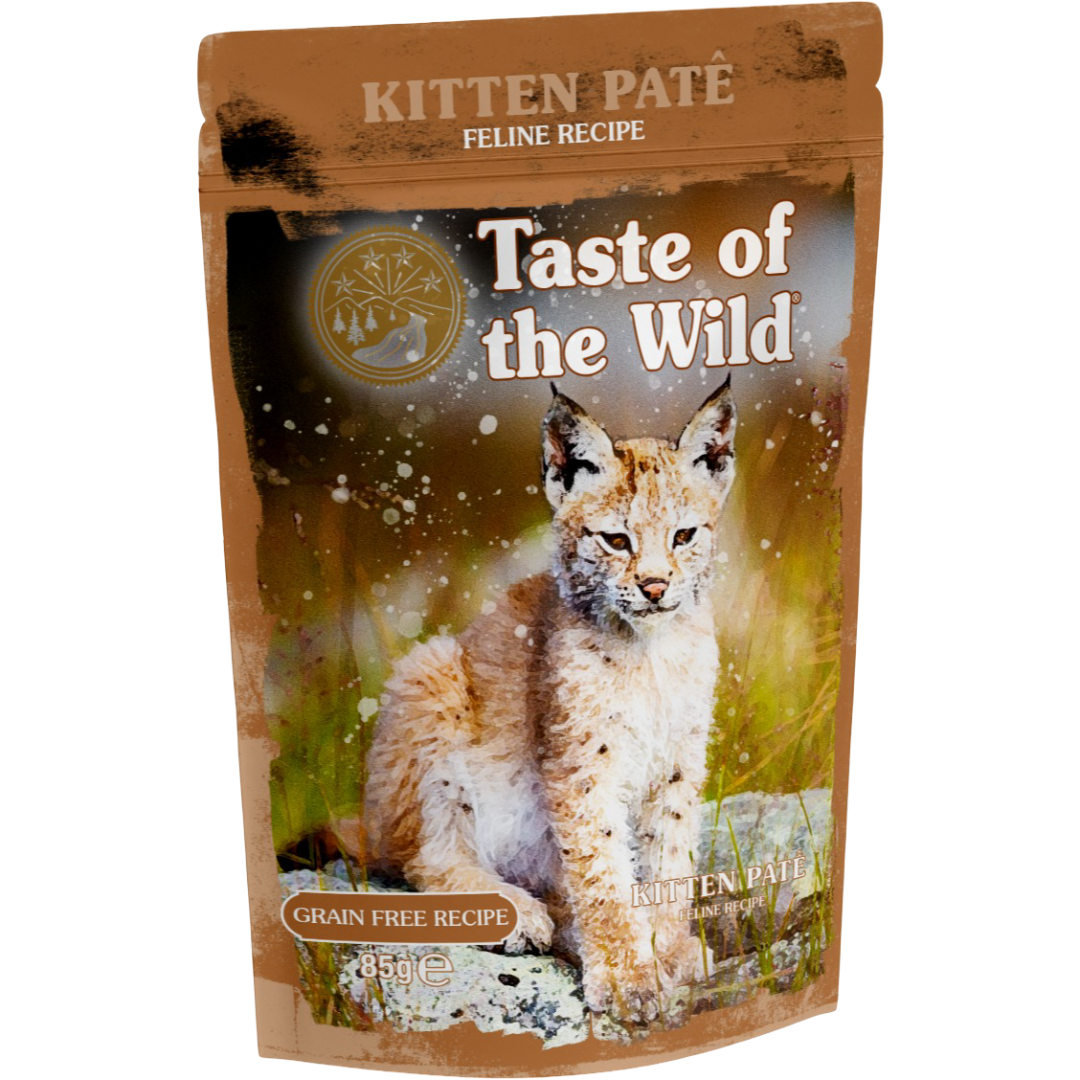Taste of the Wild Chicken Pate Kitten Wet Cat Food Pouches