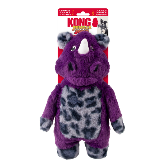 Kong Jungle Jamz Rhino Md/Lg Dog Toy