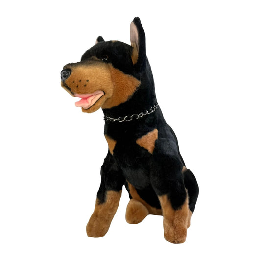 Bocchetta Plush Jake - Kelpie - 38cm sitting, black and tan