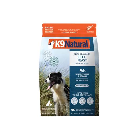 K9 Natural Freeze-Dried Core Diets Beef Feast 500g