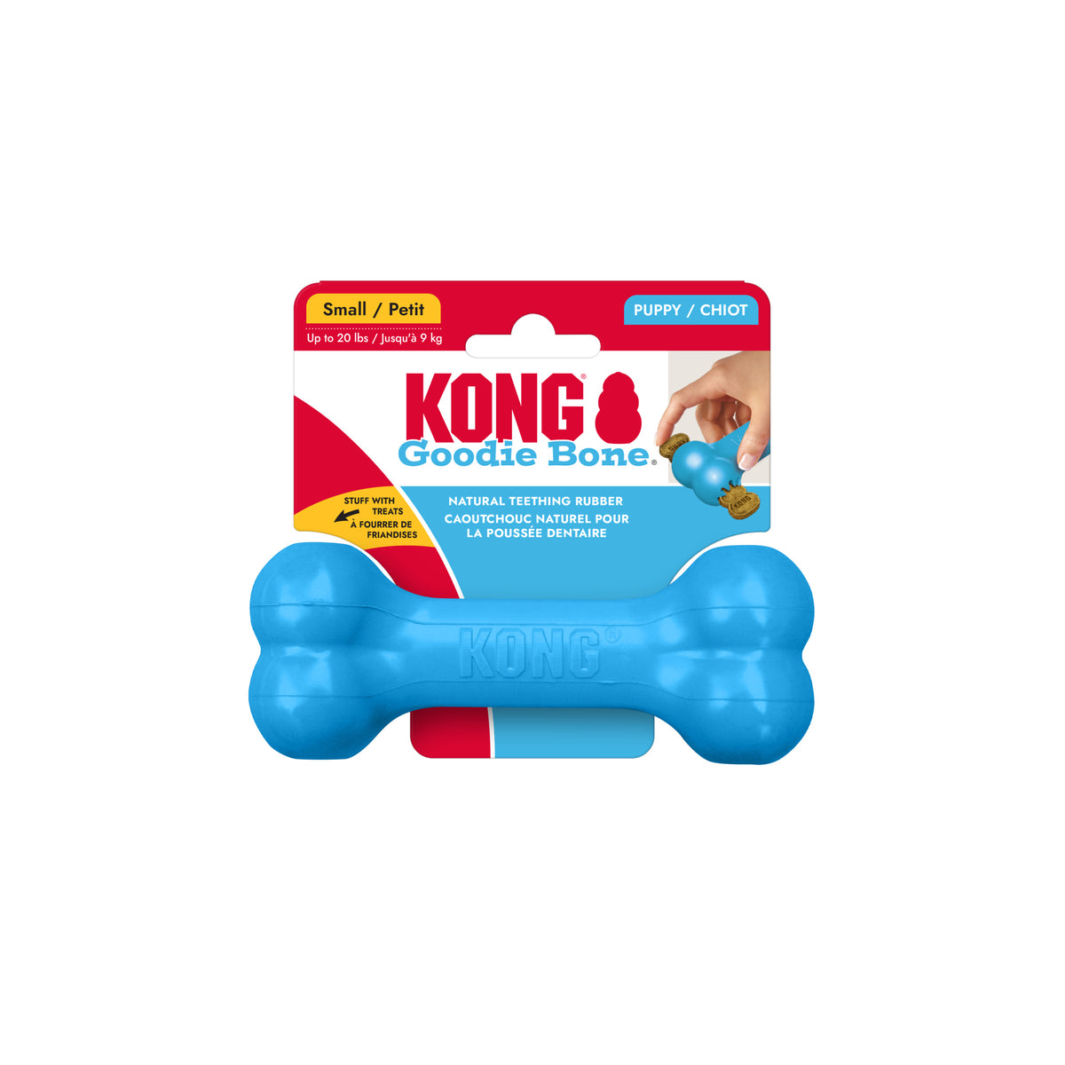 KONG PUPPY GOODIE BONE SMALL (Assorted)