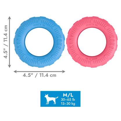 KONG® Puppy Tires Medium/Large Dog Toy