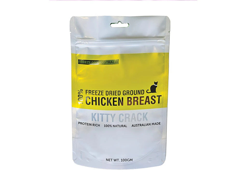 Freeze Dry Australia Freeze Dried Kitty Crack - Ground Chicken Breast