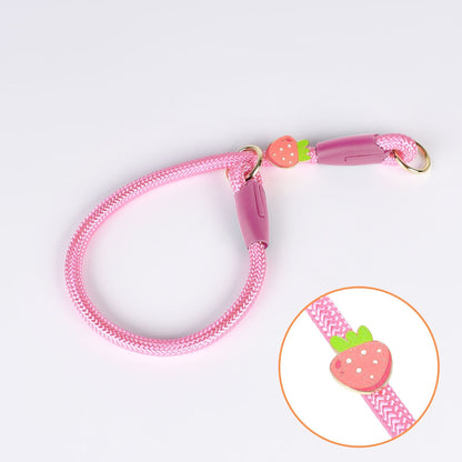 Slip Collar | Short Slip Leash (P-Leash) Connector for Standard Dog Leashes