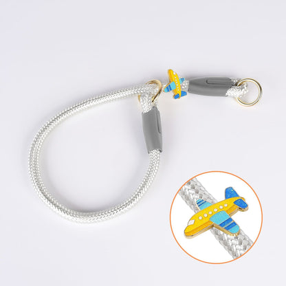 Slip Collar | Short Slip Leash (P-Leash) Connector for Standard Dog Leashes