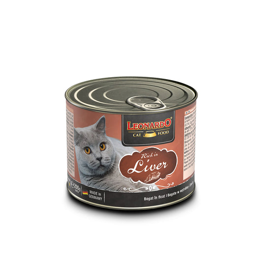 LEONARDO Quality Selection Rich in Liver Wet Cat Food 200g