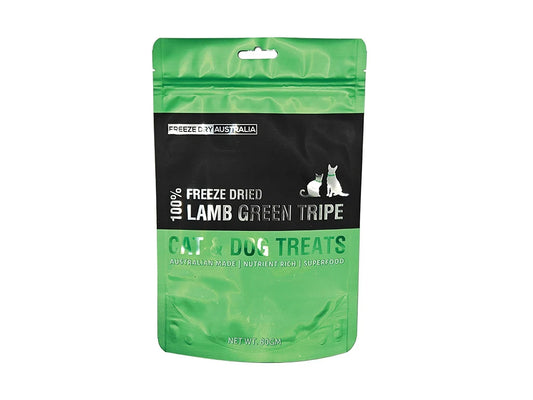 Freeze Dry Australia Freeze  Lamb Green Tripe Pet Treats