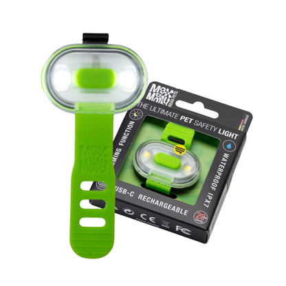 MAX & MOLLY MATRIX 2.0 ULTRA LED SAFETY LIGHT - LIME GREEN