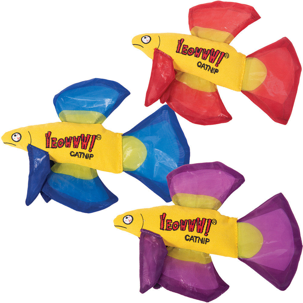 YEOWWW - MO BETTA FISH CATNIP CAT TOY