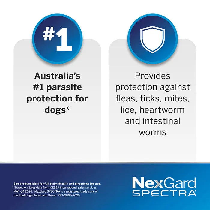 NEXGARD SPECTRA FOR DOGS 30.1 -60kg 3PK