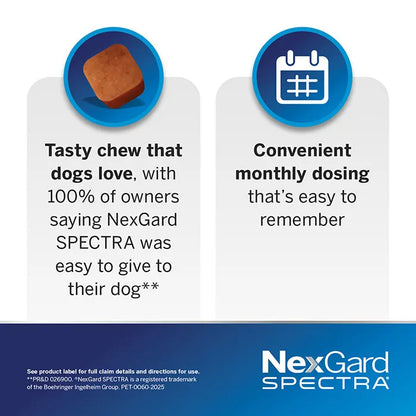 NEXGARD SPECTRA FOR DOGS 30.1 -60kg 3PK