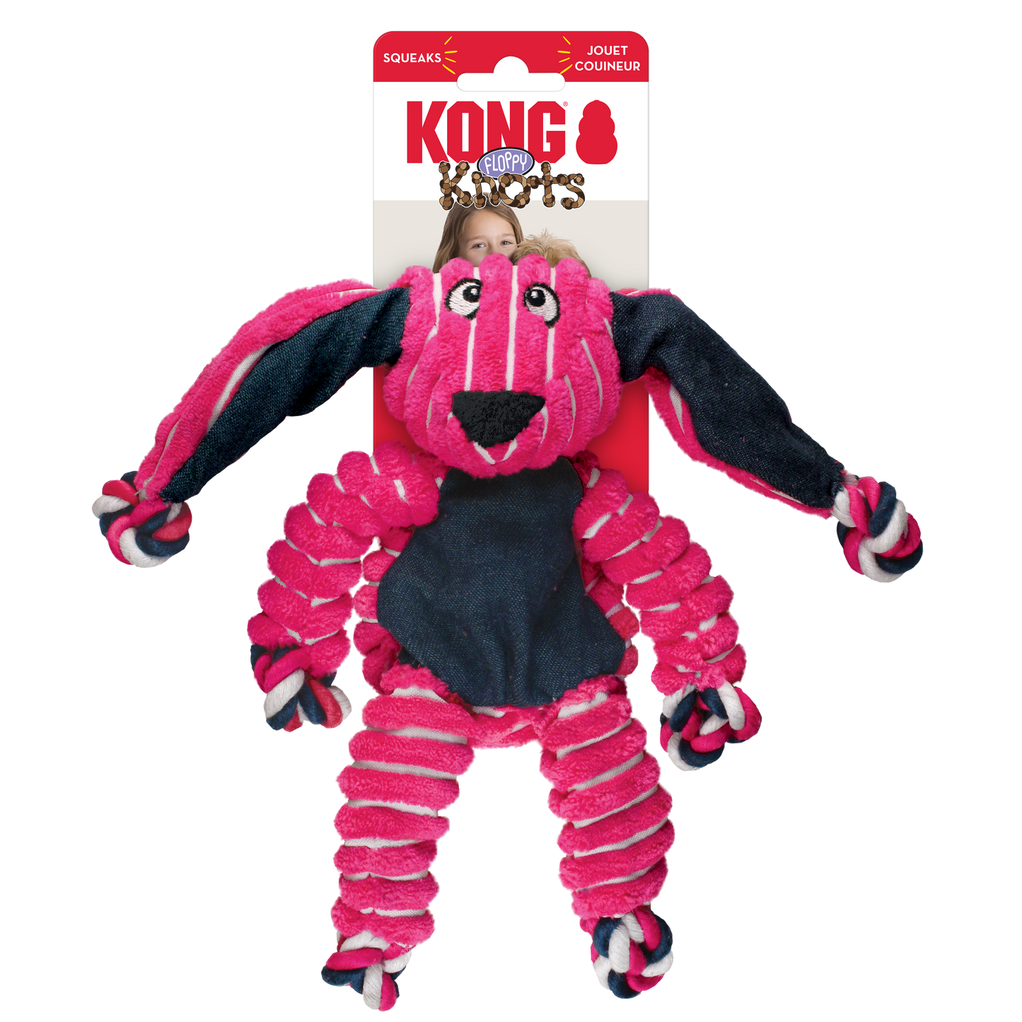 KONG FLOPPY KNOTS BUNNY MED/LGE Dog Toy