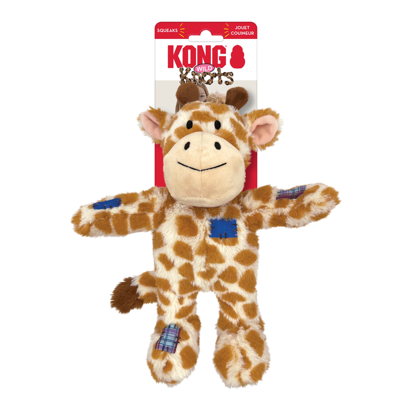 KONG WILD KNOTS GIRAFFE Dog Toy SML/MED
