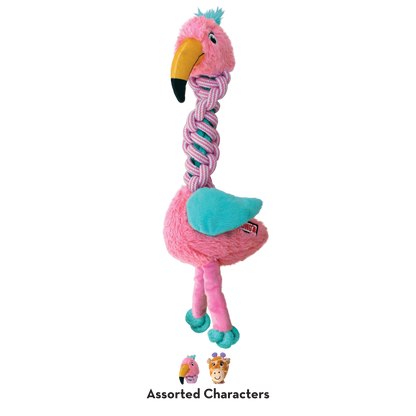 KONG KNOTS TWISTS Dog Toy ASSORTED MED/LGE