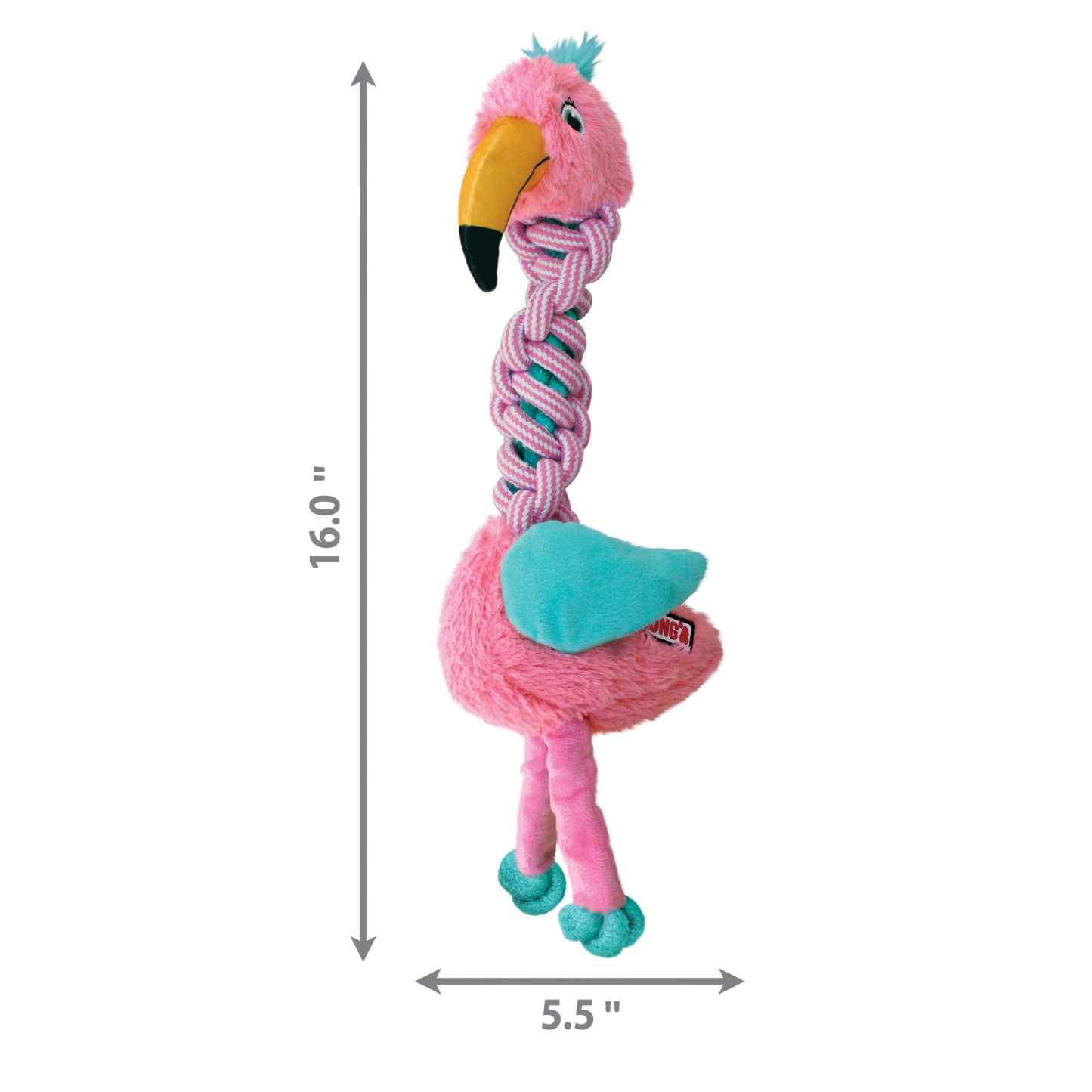 KONG KNOTS TWISTS Dog Toy ASSORTED MED/LGE