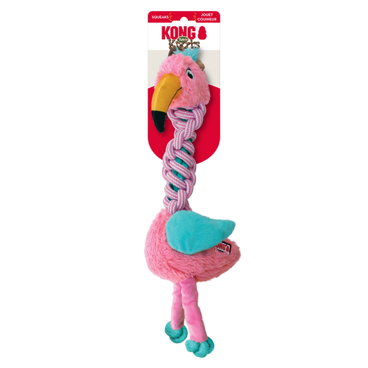 KONG KNOTS TWISTS Dog Toy ASSORTED MED/LGE