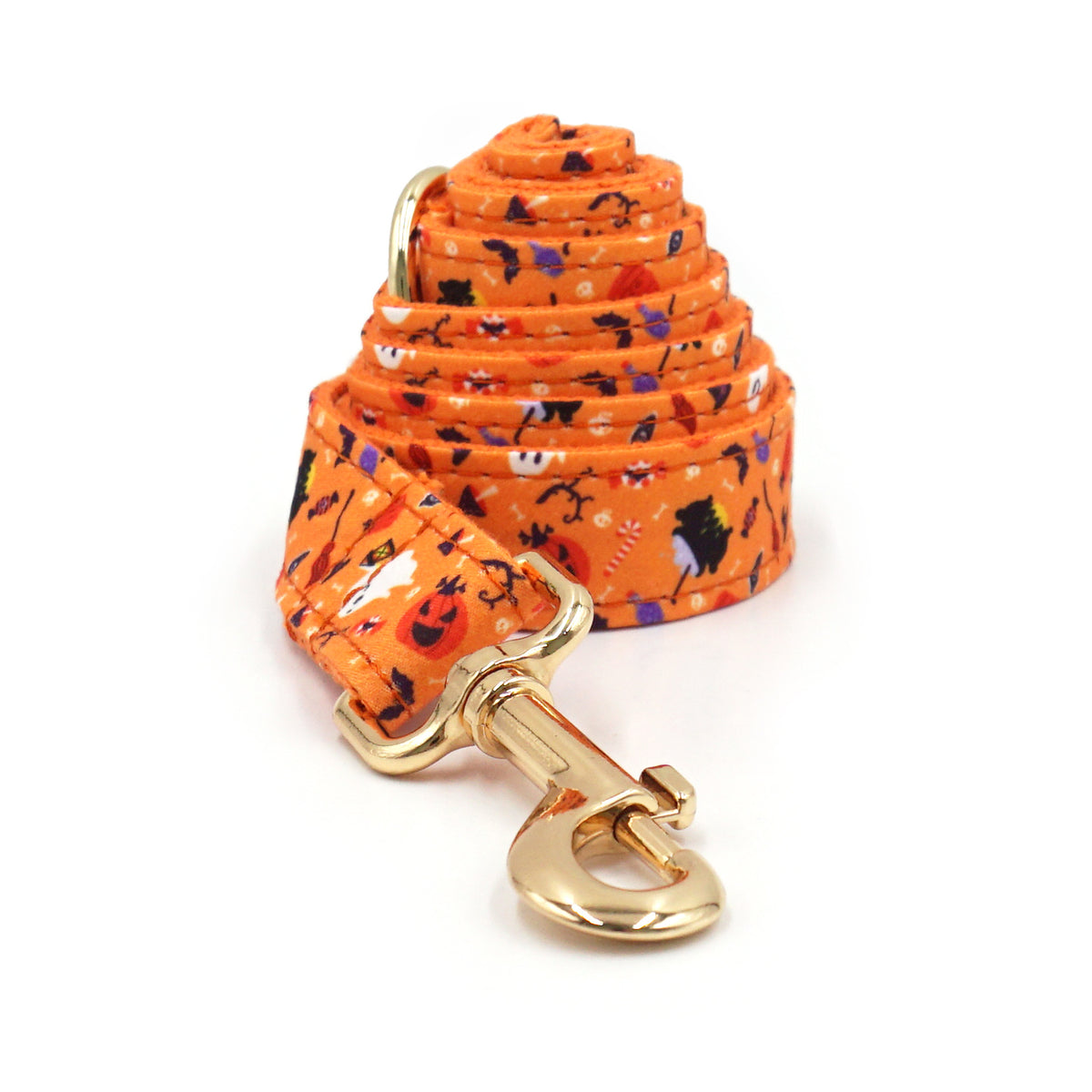 Halloween Collar & Leash (XS–XL)