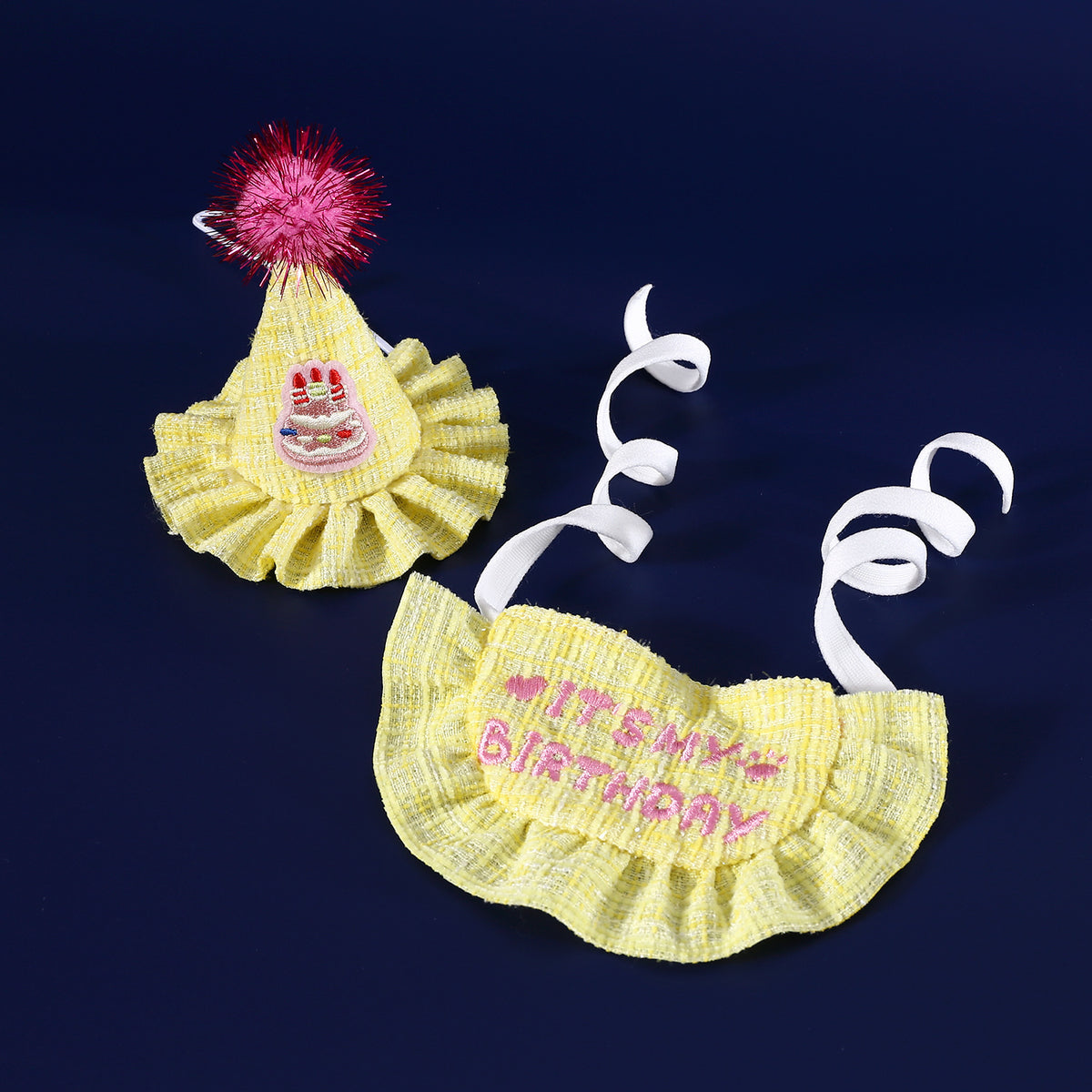 Pet Birthday Costume Set