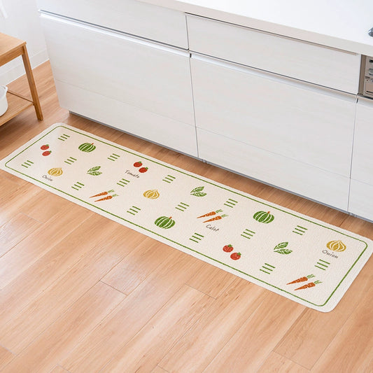 Washable Kitchen Floor Mat - Fruit & Veggie